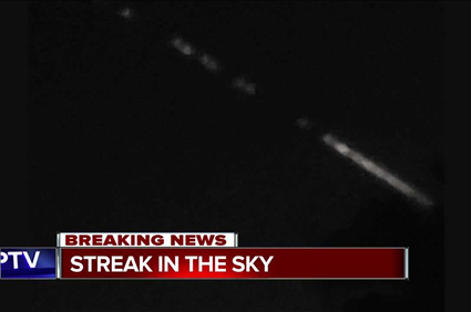 Bright streak of light spotted in the South Florida sky